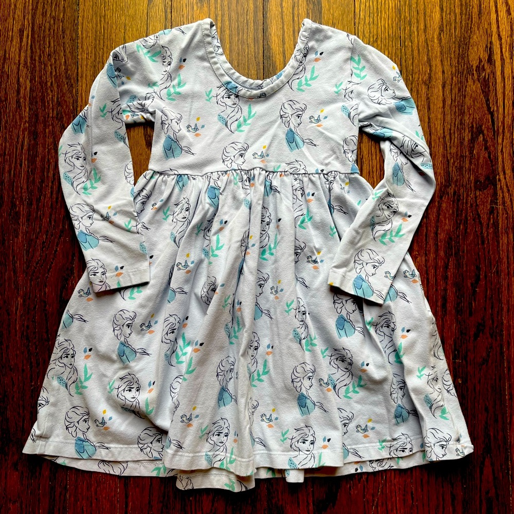 COPY - Hanna Andersson - Disney Frozen 2 Elsa Skater Dress - Size 100 / 4